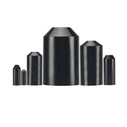 Panduit HSEC0.8-X | Heat Shrink Thick Adhesive End Cap, .8";(20mm), Adhesive Lined Cross-linked Polyolefin, Pack of 10