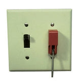 Panduit PSL-WS | Toggle Switch Lockout Device, Accomm.,45";-.78";(T)x.25";-.38";(W)x.25";-40";(Th),Red