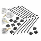 Panduit EMSK3-1-X0 | EMSK3-1-X0 Cable Tie Mount, Black, UV PA6.6, Two-Part Epoxy, 0.98", 10PK