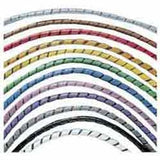Panduit T38F-C0 | T38F-C0 Spiral Wrap, Black, UV PE, 0.3125" Min Dia., 100' Roll, PK1