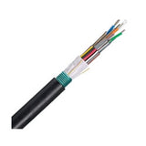 Panduit FOWNX06 | Non-rated Outside Plant Armored Cable, Opti-Core, Single Jacket Stranded Tube, 6-Fibers, OM3 10 Gig 50/125Âµm Multimode Fiber, Black Jacket