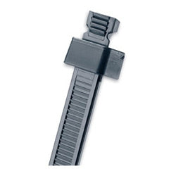 Panduit SST4S-M0 | Sta-Strap Sst4S-M0 Sta-Strap Cable Tie, Black, Uv Pa6.6, 15"L, 50Lb, Pk1000