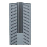 Panduit CWD3LG6 | PanelMax CWD3LG6 Corner Duct, Lt Gray, PVC, 3.57"x4.4", PK6