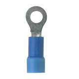 Panduit PV14-4RX-C Ring Terminal, Expanded Vinyl Insulation, 16 - 14 AWG, #4 Stud Size, Pack of 100