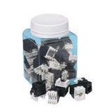Panduit NK688MYL-Q | NetKey Cat 6 Punchdown Jack, Yellow - Pack of 25