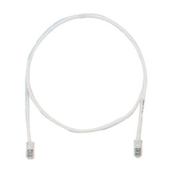 Panduit UTPCH1GYY | Copper Patchcord, Category 5e, 1 ft, 24 AWG, 4 Pair, T568A/B, Gray, Stranded