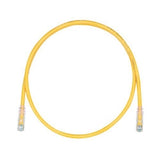 Panduit UTPSP19YLY | Copper Patch Cord, RJ45-RJ45, Category 6, Yellow UTP Cable, 19 FT.