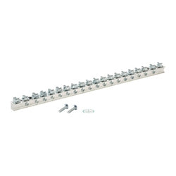 Panduit UGB2/0-414-18 | StructuredGround UGB2/0-414-18 Universal Grd Bar, Silver, Copper, Tin-Plated