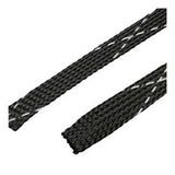 Panduit SE38PFR-TR0 | Se38Pfr-Tr0 Braided Sleeving, Black, Fr (Pet), 0.38" Nom Dia., 200', Pk1