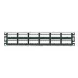 Panduit UICMPPA48BLY | Mini-Com, Angled,Unshielded, Patch Panel, 48 Port, 2 RU, Black