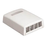Panduit NK4BXEI-AY | NK 4-Port Surface Mount Box, Electric Ivory