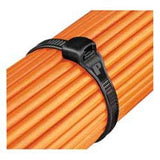Panduit CBR1M-M Cable Tie, Contour-Ty, Parallel Entry, 4.1";L, 1"; Maximum Bundle Diameter, Miniature Cross Section, Nylon, Natural, Pack of 1000