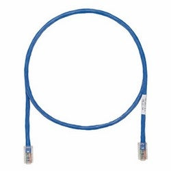Panduit UTPCH7BUY | Category 5e UTP Stranded Patch Cord With Pan-Plug, Modular Plugs On Both Ends, 7 FT/ 2 MT, Blue Jacket