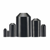 Panduit HSEC2.0-5 | Heat shrink end cap adhesive lined, 2.2"; (57mm) min. expanded I.D., adhesive lined black cross-linked polyolefin