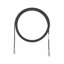 Panduit UTP28SP18BL | CAT 6, Small Diameter 28 AWG UTP Patch Cords, 18 FT, BLACK