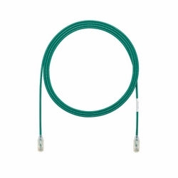 Panduit UTP28SP2MGR | TX6 Plus 28 AWG 4-Pair Stranded UTP Patch Cord, Modular Plug On Each End, Category 6/Class E Performance, Dual Rated (CM/LSZH) Rated, 2 m, Green