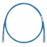 Panduit UTP28SP6MBU | TX6 Plus 28 AWG 4-Pair Solid UTP Patch Cord, Modular Plug On Each End, Category 6/Class E Performance, Dual Rated (CM/LSZH) Rated, 6 m, Blue