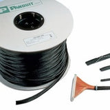 Panduit SE125P-LR0 | SE125P-LR0 Braided Sleeving, Black, PET, 1.25" Nom Dia., 50', PK1