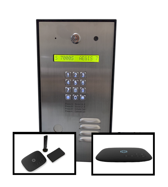 Pach & Company 7000SV | 250 Tenant 600 Cards /600 Codes Surface Mount Slim Line Voip