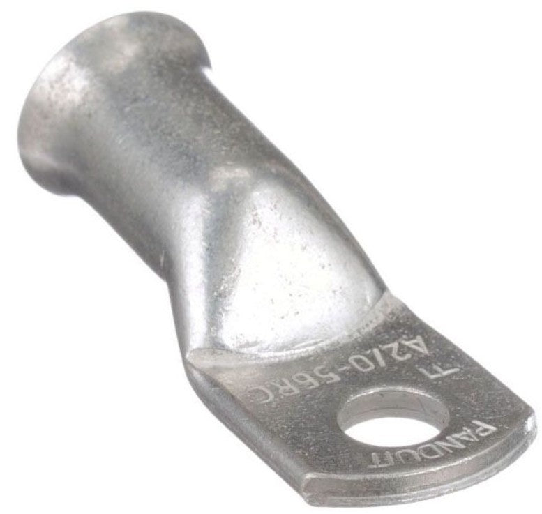 Panduit A1/0-38R-C | Battery Cable Lug 1/0 Awg 3/8" Stud