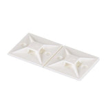 Panduit ABM112-A-C | Cable Tie Mount, Adhesive, 1.12";x1.12"; (28.5mm x 28.5mm), White