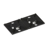 Panduit ABM2S-AT-D0 | Abm2S-At-D0 Cable Tie Mount, Black, Uv Abs, Acrylic Adh., 1X1", Pk500