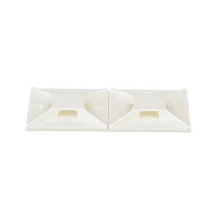 Panduit ABM3H-A-L | Cable Tie Mount, Adhesive, 1.5";x1.5"; (38.1mm x 38.1mm), White
