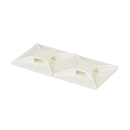 Panduit ABM3H-A-L | Cable Tie Mount, Adhesive, 1.5";x1.5"; (38.1mm x 38.1mm), White