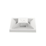 Panduit ABMM-AT-C | ABMM-AT-C Cable Tie Mount, White, ABS, Acrylic Adh., 0.75x0.75", PK100