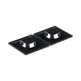 Panduit ABMM-AT-C0 | ABMM-AT-C0 Cable Tie Mount, Black, UV ABS, Acrylic Adh., 0.75x0.75", PK100