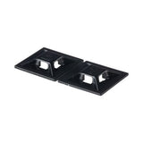 Panduit ABMM-AT-C0 | ABMM-AT-C0 Cable Tie Mount, Black, UV ABS, Acrylic Adh., 0.75x0.75", PK100