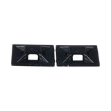 Panduit ABMM-AT-C0 | ABMM-AT-C0 Cable Tie Mount, Black, UV ABS, Acrylic Adh., 0.75x0.75", PK100