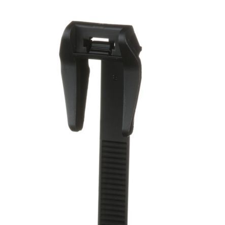 Panduit AST15-5-C100 | AST15-5-C100 Cable Tie, Black, UV PP, Aerial Support, 6.9x0.45", PK100
