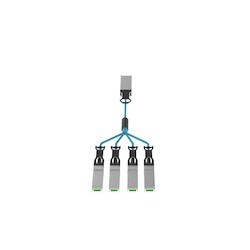 Panduit AZ83NQ2S2AQM015 | Aoc Assembly, Qsfp28 To Sfp28, 100-25G, Om4, 15M