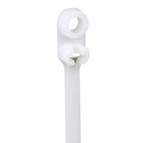 Panduit BC2S-S10-C Clamp Tie, Metal Barb, 8.5";L (216mm), Standard, Nylon, Natural, Pack of 100
