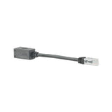 Panduit BKA6ASD8INBL Break-Away Adapter, Category 6A Jack Module, 26 AWG, CM Rated, SD, UTP, 8";, Black