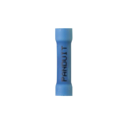 Panduit BSV14X-M | Pan-Term Butt Splice, Blue, Vinyl, 14-16 AWG, PK1000
