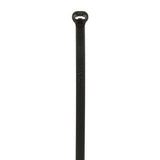 Panduit BT1.5I-C0 | Dome-Top Barb Tie, Black, UV PA6.6, 6.1"L, 40lb, PK100