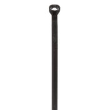 Panduit BT1.5M-M0 | Dome-Top Barb Tie, Black, UV PA6.6, 6.3"L, 18lb, PK1000