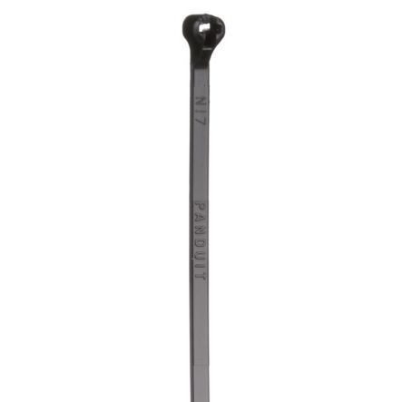Panduit BT1M-M30 | Dome-Top BT1M-M30 Barb Tie, Black, High Heat PA6.6, 4"L, 18lb, PK1000