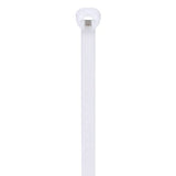 Panduit BT2I-M Cable Tie, Metal Barb, 8.0";L (203mm), Intermediate, Nylon, Natural, Pack of 1000