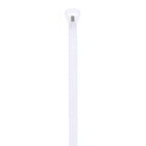 Panduit BT2M-C | Cable Tie, Metal Barb, 7.9";L (201mm), Miniature, Nylon, Natural, Pack of 100