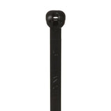 Panduit BT2S-C0 | Dome-Top Barb Tie, Black, UV PA6.6, 8"L, 50lb, PK100
