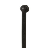 Panduit BT2S-C0 | Dome-Top Barb Tie, Black, UV PA6.6, 8"L, 50lb, PK100