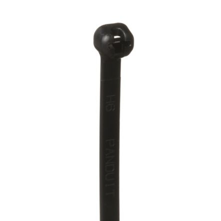 Panduit BT2S-C0 | Dome-Top BT2S-C0 Barb Tie, Black, UV PA6.6, 8"L, 50lb, PK100