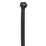 Panduit BT2S-M0 | Dome-Top BT2S-M0 Barb Tie, Black, UV PA6.6, 8"L, 50lb, PK1000