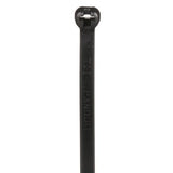 Panduit BT4S-M0 | Dome-Top Barb Tie, Black, UV PA6.6, 15.1"L, 50lb, PK1000