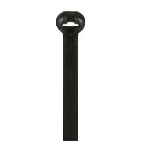 Panduit BT5LH-C0 Cable Tie, Metal Barb, 18.1";L (460mm), Light-Heavy, Weather-resistant, Black