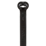 Panduit BT7LH-L0 Cable Tie, Metal Barb, 24.4";L (620mm), 7"; Maximum Bundle Diameter, Light-Heavy Cross Section, Weather-resistant, Black, Pack of 50