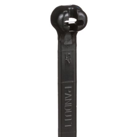 Panduit BT7LH-L0 Cable Tie, Metal Barb, 24.4";L (620mm), 7"; Maximum Bundle Diameter, Light-Heavy Cross Section, Weather-resistant, Black, Pack of 50